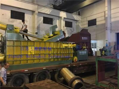 China Prensa principal de la chatarra del cilindro del doble cuboide hidráulico durable del bloque en venta