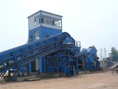 China 400 KW Steel Scrap Shredder Line Flattened Car Bodies Tin Plate PLC Operation for sale