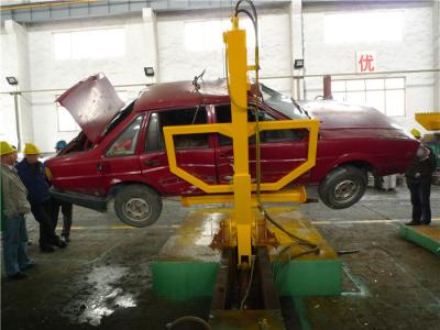 China Turnover Machine / Scrap Car Dismantling Equipment With Hydraulic Drive for sale