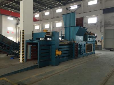 China Recycling Plastic Baling Machine With Touch Screen And Visible Windows for sale