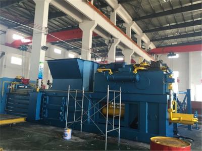 China Customized Plastic Baler Machine 55 kW With Touch Screen Inserted Valves for sale