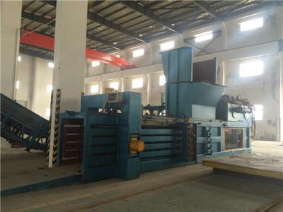 China PLC Control Plastic Baling Machine Customized Hydraulic Driven Type for sale