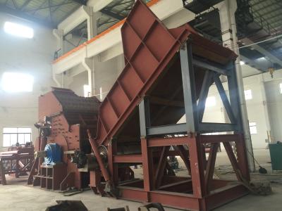 China Low Noise Automatic Scrap Steel Shredder Line Machine / Metal Crusher for sale