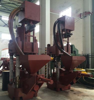 China Vertical PLC Control Hydraulic Briquette Press Machine For Metal / Cooper Chip for sale