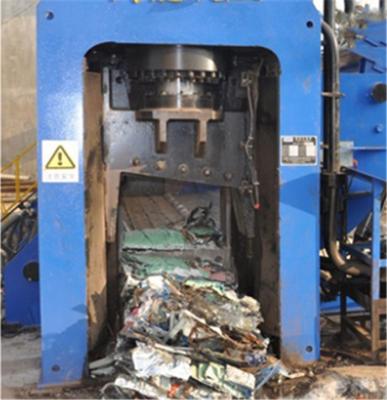 China Automatic Scrap Shear Baler For Copper 3 - 4 Times / Min Cutting Frequency for sale