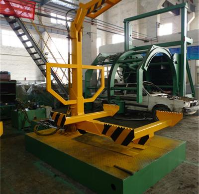 China Hydraulic Car Dismantling Equipment , Vehicle Roller Platform For Recycle Waste Cars for sale