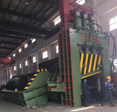 China 380V / 3PH 50Hz Hydraulic Metal Shear , 400 - 1250 Ton Max Cutting Force for sale