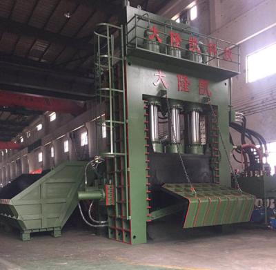 China PLC Operation Scrap Steel Baling Press With Manual Valve / Scrap Aluminum Baler for sale