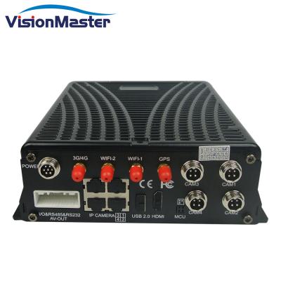 China 8 Channel 1080P AHD and RJ45 Hybrid HDD Mobile DVR NVR 3G Wifi GPS Optional for Truck Bus VM-3004-Hybrid Te koop