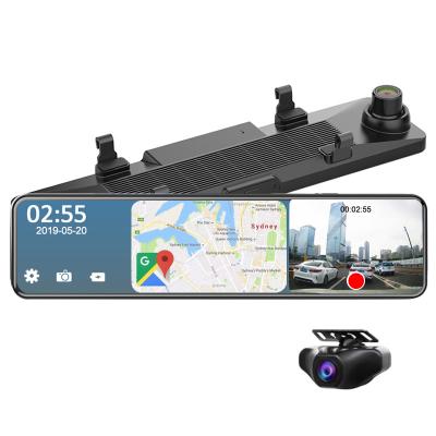 中国 Bluetooth 1080P Dual Touch Screen Starlight Android 8.1 Dash Cam Lens Camera Car Dash Cam 販売のため