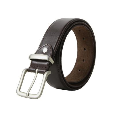 China ALLOY special man's jeans belt made with textured PU and suede leather backing for sale