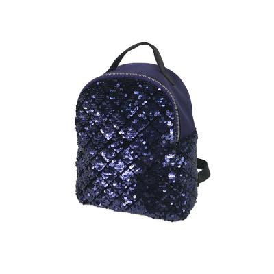 China China New Waterproof Wholesale Nylon Shiny Sequins Waterproof Backpack Women Custom Made for sale