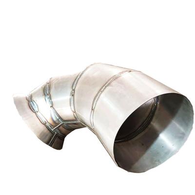 China Quality Welded Durable Stainless Steel Q235 Carbon Steel Pipe-Bending Tube For Ventilation for sale