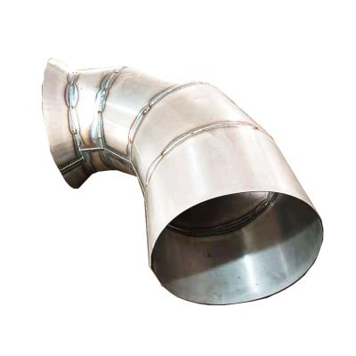 China Stainless Steel Powder Coated Q235 Carbon Steel Surface Quality Welded Durable Pipe-Bending Tube For Ventilation for sale