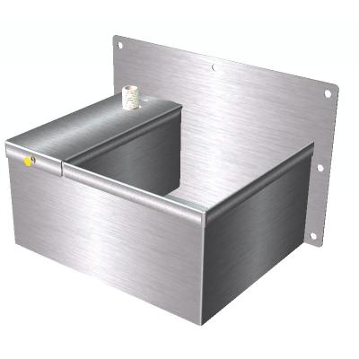 China 304 Stainless Steel Aluminum Brushed Surface Treatment Non Burrs Surface Treatment Electronic Cabinet Welding Box for sale