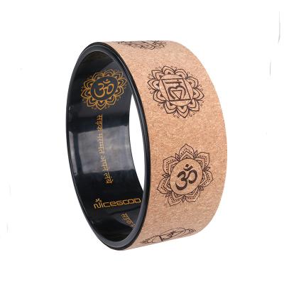 China Customize Factory Directly China High Quality Cork Yoga Wheel For Yoga Custom Designs And Packages for sale