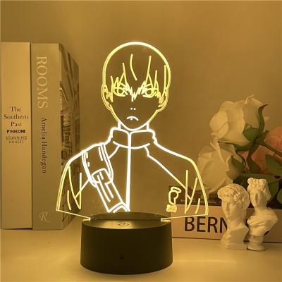 China Haikyu minimalist anime! ! Led Night Light Tobio Kageyama Lamp For Bedroom Decor Nightlight Kids Kid Birthday Gift Haikyuu Kageyama Light for sale