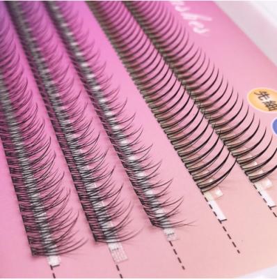 China Natural Small Fishtail Devil Segmented False Eyelashes for sale