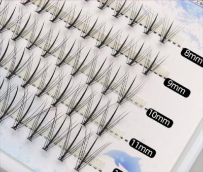 China Wholesale Natural Simulation Curling Segmented Self Adhesive False Eyelashes for sale