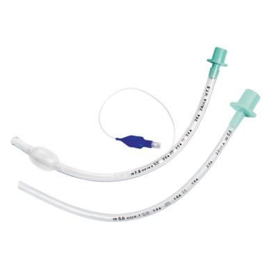 China Smooth PVC Medical Disposable Endobronchial Tube ET Tube With Cuff And Without Cuff for sale