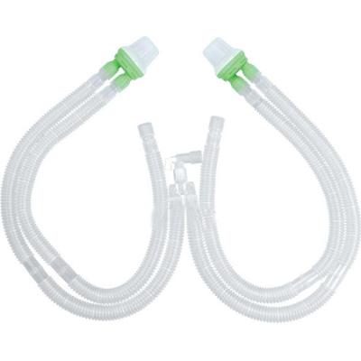 China Surgical Medical Hospital Dual Circuit Breathing Circuit Adult Customizable Breathing Connector for sale