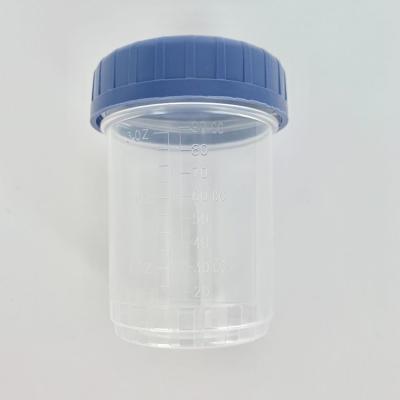 China 90ml Plastic Disposable Urine Analysis Cup Plastic Urine Container Cup for sale