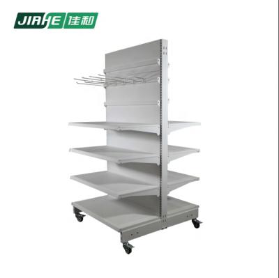 China Double sided Double Sided Multiple Layer and Movable Hanging Rack with Display Hook for sale