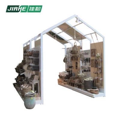 China Customized Light Duty Flower Potted Plant Rack And Gardening Tool Kit Shop Roof Fixtures for sale