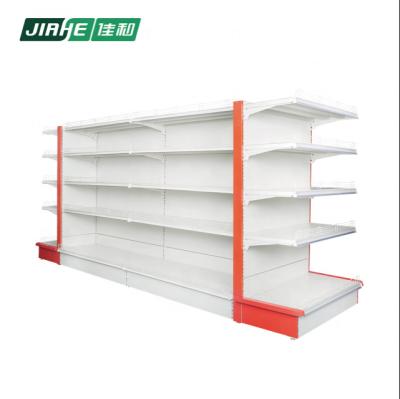 China Double Sided Gondola Shelf Metal Shop Equipment Shelves Or Supermarket Display Shelves for sale