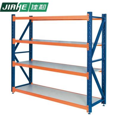 China Warehouse Rack Metal Shelving Rack Large Span Warehouse Storage Boltless Shelving Medium Duty Rack for sale