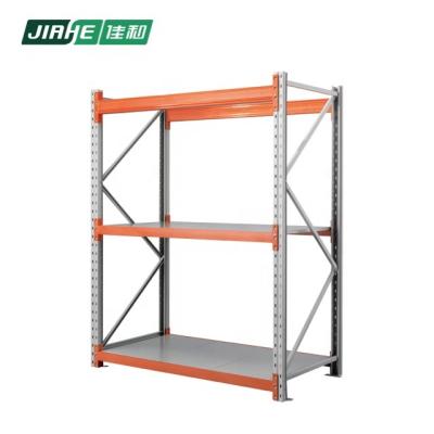 China Metallic Medium Duty Longspan Single / Double Sided Warehouse Storage Racks for sale