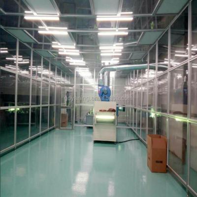 China food & FFU Beverage Factory Modular Cleaning Room For Clean Room Hard Wall Clean Room for sale