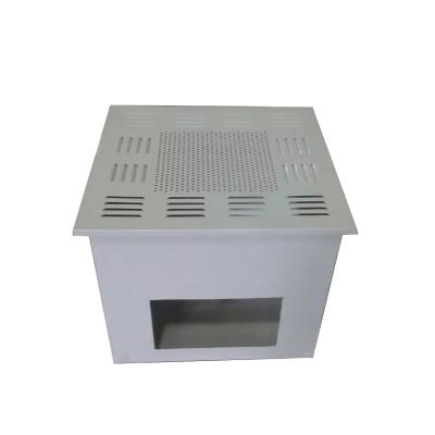 China Ventilation Cleanroom Ceiling Terminal HEPA Filter Box Units With DOP Port for sale