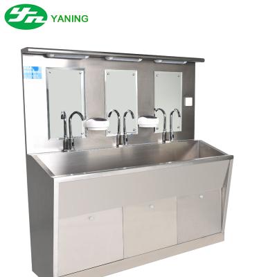 China Factory Stainless Steel Medicine Wash Sink With Automatic Sensor Faucet for sale