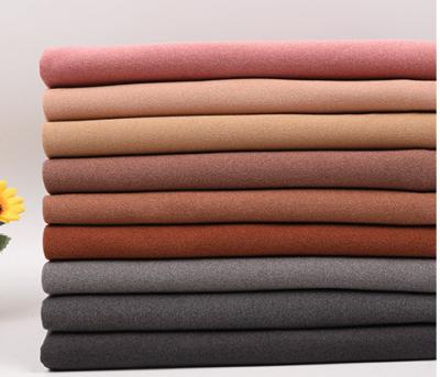 China 185gsm Anti-Static Heattech Warm 100Poly Dralon Knitted Interlock Fabric DE Velvet Fabric for sale