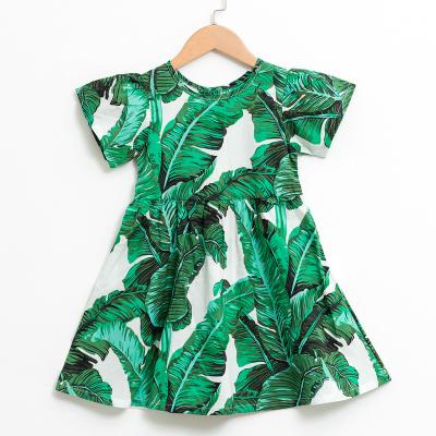 China Cheap Holiday Floral Skirt Dress Anti-wrinkle New Summer Children's Wear Girl Dress Version Beach Children's Clothing 3-8 Years Old for sale