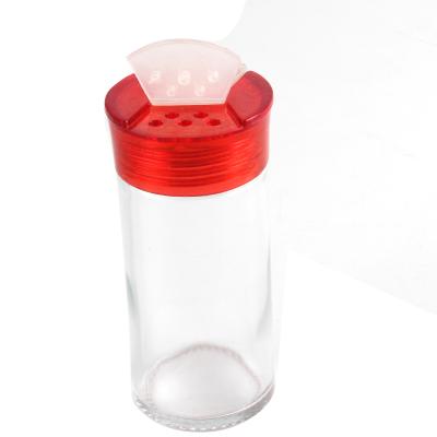 China Sustainable Sustainable Multifunctional Custom 80ml Transparent Glass Spice Bottles Spice Jar for sale