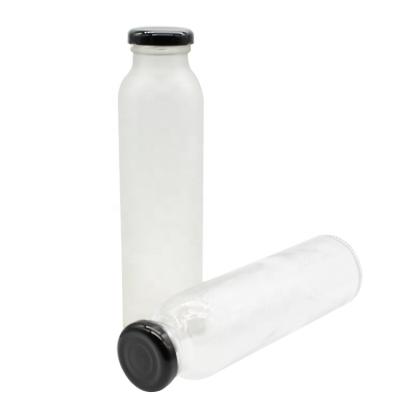 China Beverage Beverage Around 200/250/500/1000ML Juice Bottle Beverage Bottle With Empty Glass Screw Lid for sale