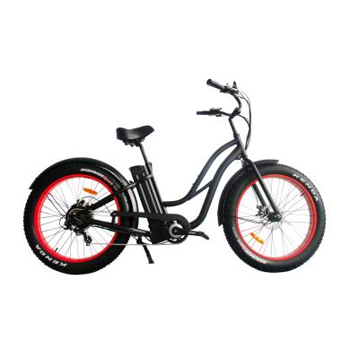 China Chinese Cheap Buy 48v 500w Fat Cruiser Aluminum Alloy Factory Electric Bike 26inch Tire City Road Ebike For Adult Ebike E Bike Bicycle With CE for sale