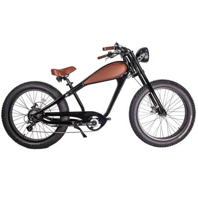 China Retro Vintage Purchasing Aluminum Alloy Cruiser Bike Big Power 48V 500W 750W Mountain Cheap Electric Fat Snow City Fat Tire E Bike Bicycle With CE for sale