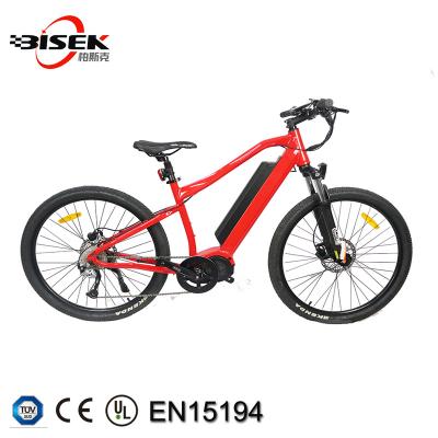 China Aluminum Alloy Mountain Electric Bicycle High End Electric Bike 48v 1000w MTB Ebike / Mid Motor For Adults for sale