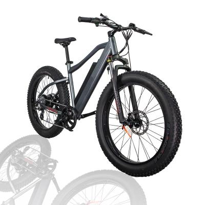 China Aluminum Alloy Bisek Fat Bike 750W Fat Tire Bicycle Beach Cruiser E-Bike All Terrain Ebike Offroad Bicycle for sale