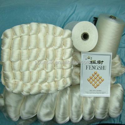 China Anti-bacteria 100% Spun Silk Yarn Raw Natural 1st Grade With Good Price for sale