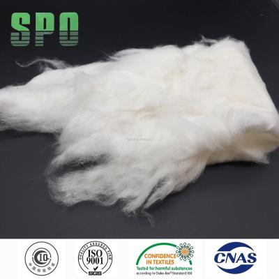 China Mulberry Silk Mulberry Silk Noils 100% Silk Fiber Waste For Spinning for sale