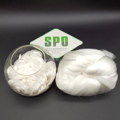 China Product Type 100% Mulberry Silkworm Silkworm Cocoon Fiber Silk Tussah Silk Ribbon, Free Sample for sale