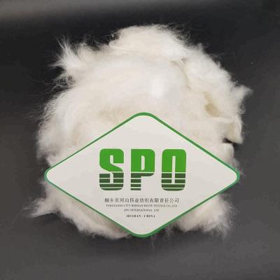 China Mulberry Silk 100% Natural Silk Fiber Spun Silk Noil, Long Silk Fiber, SPO for sale