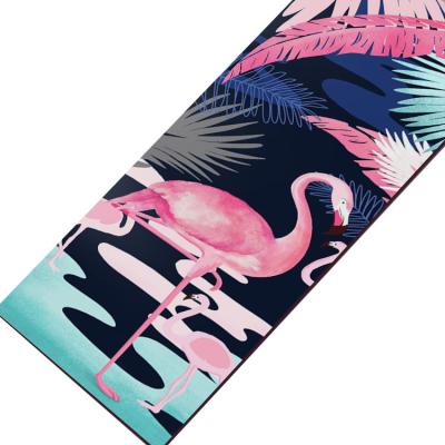 China Hot Sale Sude Mat Amazon Sude Pilates Yoga Mat Extra Thick Durable Eco Friendly Custom Logo Anti Slip for sale