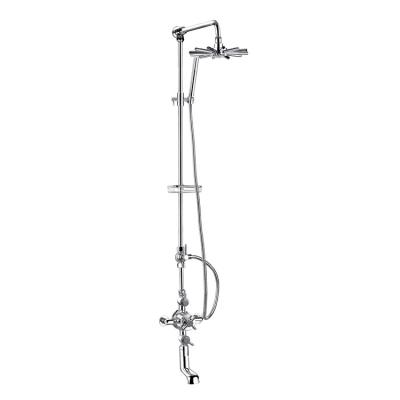 China With Sliding Bar Hot Sales Hand Function UK Bath 3 Chrome WRAS Thermostatic Shower Set Mixer for sale