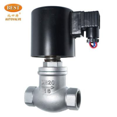 China General ZQDF-B stainless steel 2/2 Way Step-by-Step Direct Acting  Pilot Piston Threaded Solenoid Valve for sale