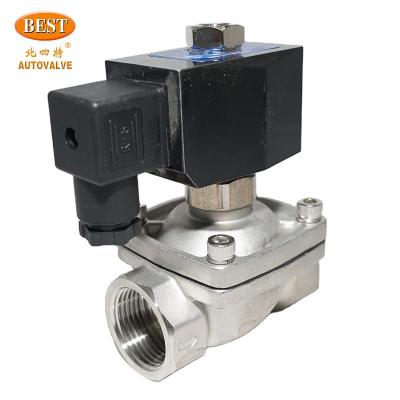 China General Z102 Stainless Steel 12V 24V Water 2 Way 3/8 1/4 inch Diaphragm Normally Open Solenoid Valve for sale